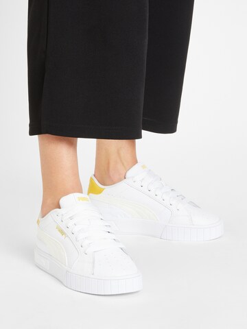 PUMA Platform trainers 'Cali Star' in White: front