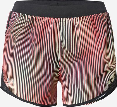 UNDER ARMOUR Workout Pants 'Fly By' in Mixed colors / Pink / Black, Item view