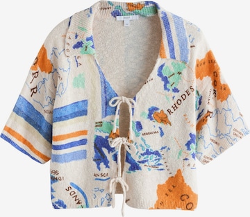 Cardigan Next en blanc : devant