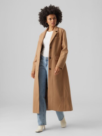 VERO MODA Between-seasons coat in Brown: front