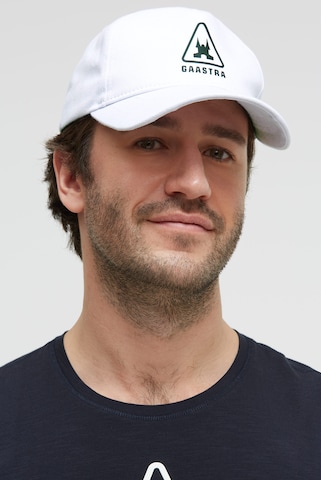 Gaastra Basecap mit Rubber Artwork in Weiß