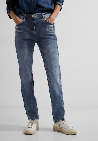 CECIL Slimfit Jeans in Blau: predná strana