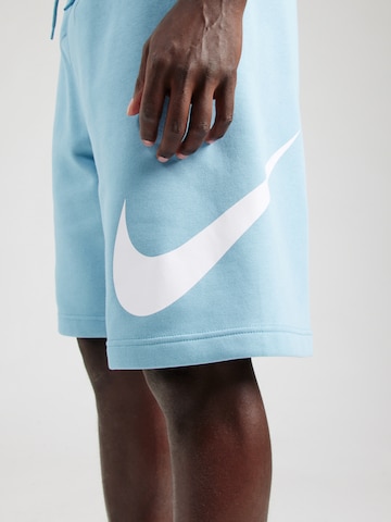 Nike Sportswearregular Hlače 'CLUB' - plava boja