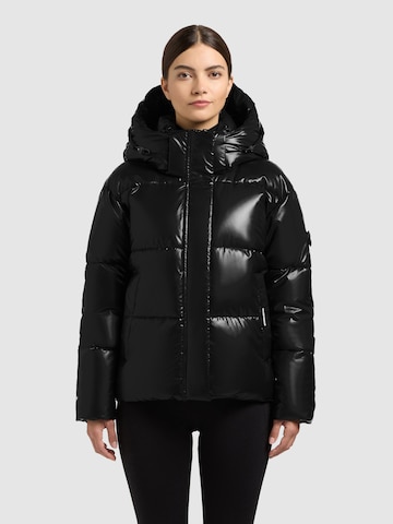 Veste d’hiver 'Devina' khujo en noir : devant
