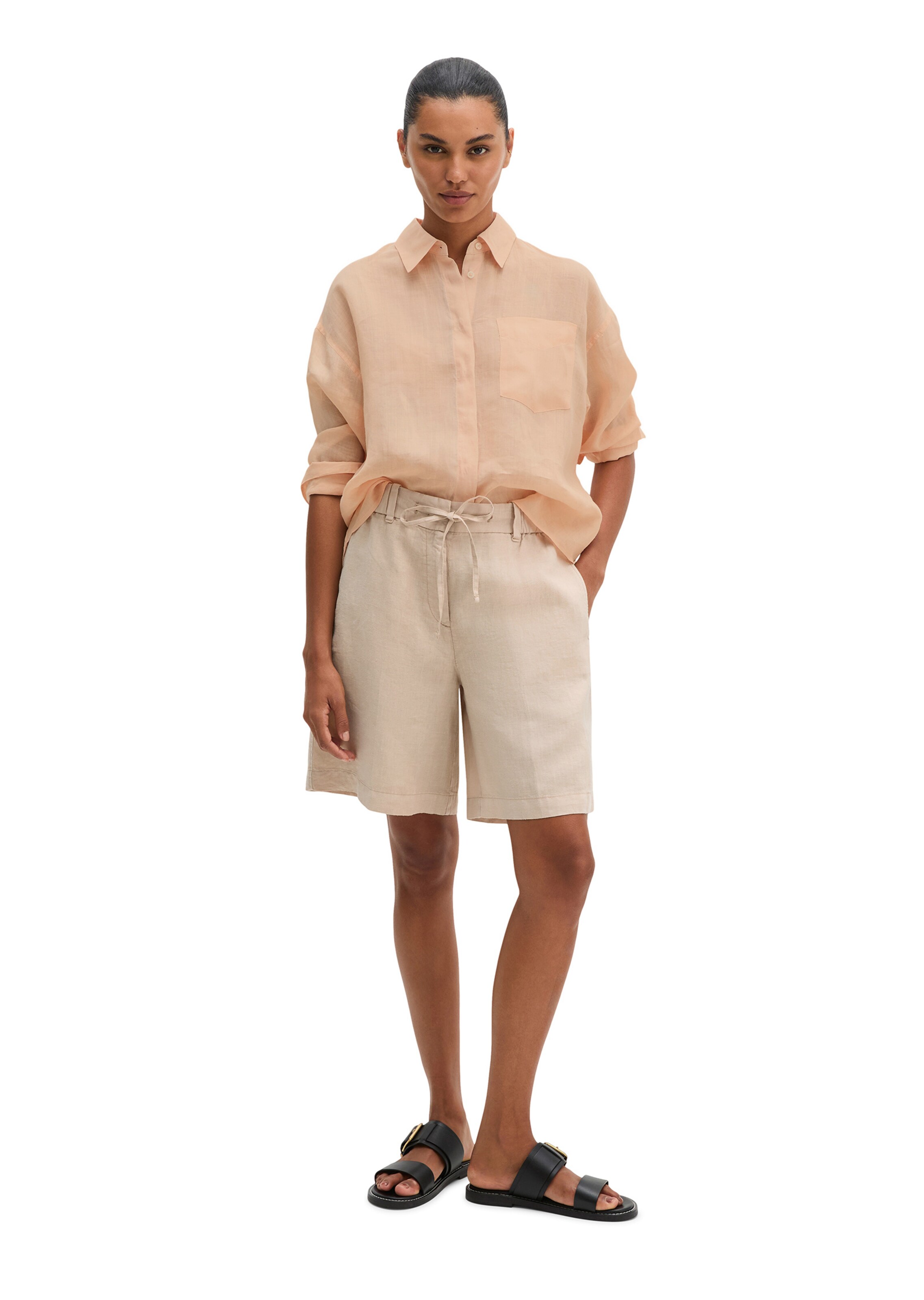 Loosefit Pantalon Marc O'Polo en beige