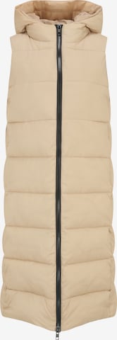 Cartoon Bodywarmer in Beige: voorkant