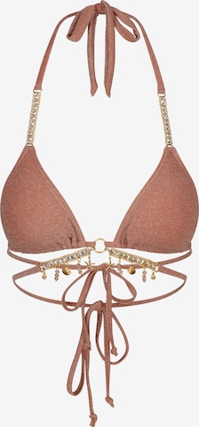 Moda Minx Bikinitop in Oranje: voorkant