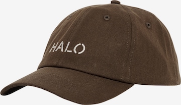 HALO Cap in Braun: Vorderseite