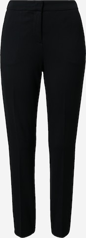 MINE TO FIVE Slim fit Trousers with creases in Black: front