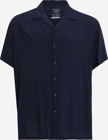 Jack & Jones Plus Comfort fit Button Up Shirt 'Jeff' in Blue: front