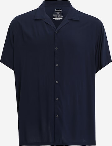 Jack & Jones Plus - Comfort Fit Camisa 'Jeff' em azul: frente