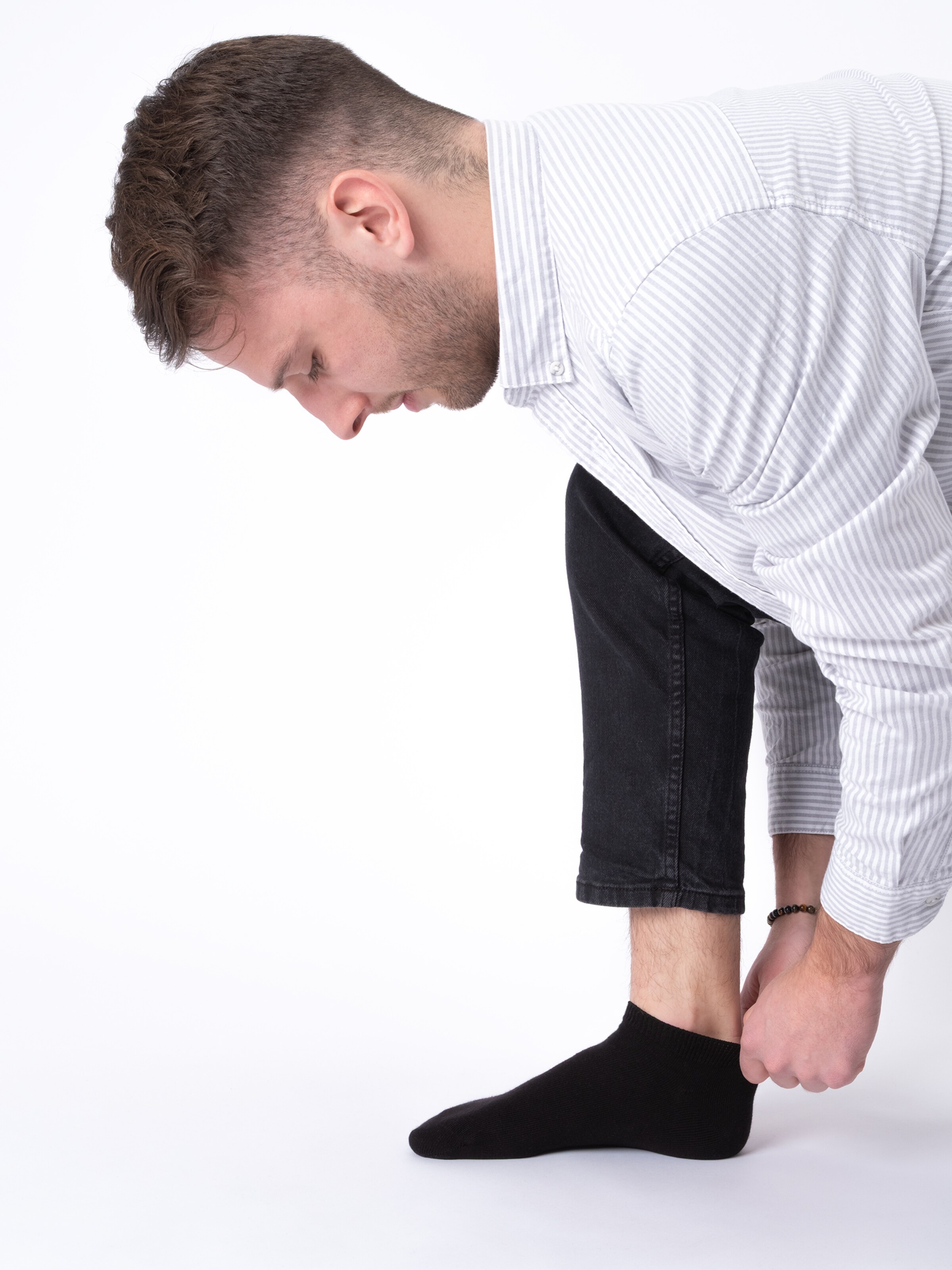Occulto Sneaker Socken '100 Baumwolle' in Schwarz