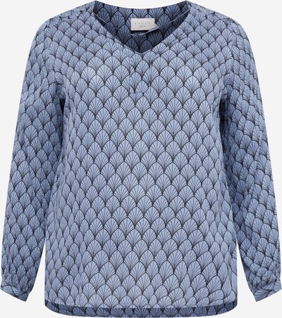 KAFFE CURVE Bluse 'Olive' in navy / rauchblau, Produktansicht