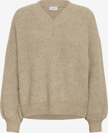 SAINT TROPEZ Sweater 'Ottoline' in Beige: front