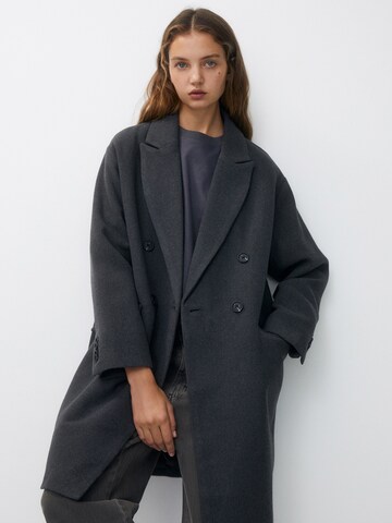 Pull&Bear Between-seasons coat in Grey: front