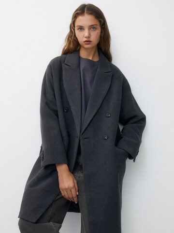 Manteau mi-saison Pull&Bear en gris : devant