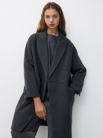 Pull&Bear Between-Seasons Coat in Grey: front