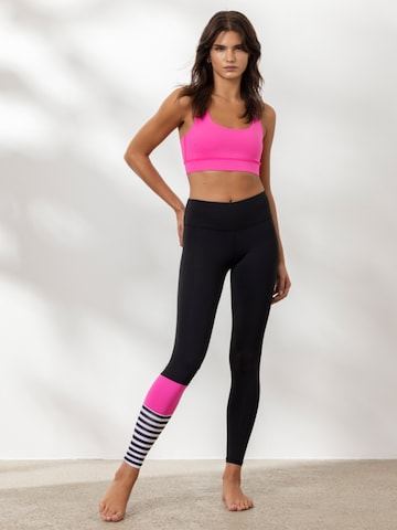 Leggings 'Surf Style' Hey Honey en rose : devant