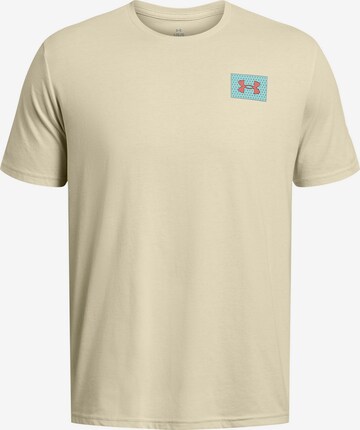 UNDER ARMOUR Performance Shirt in Yellow: front