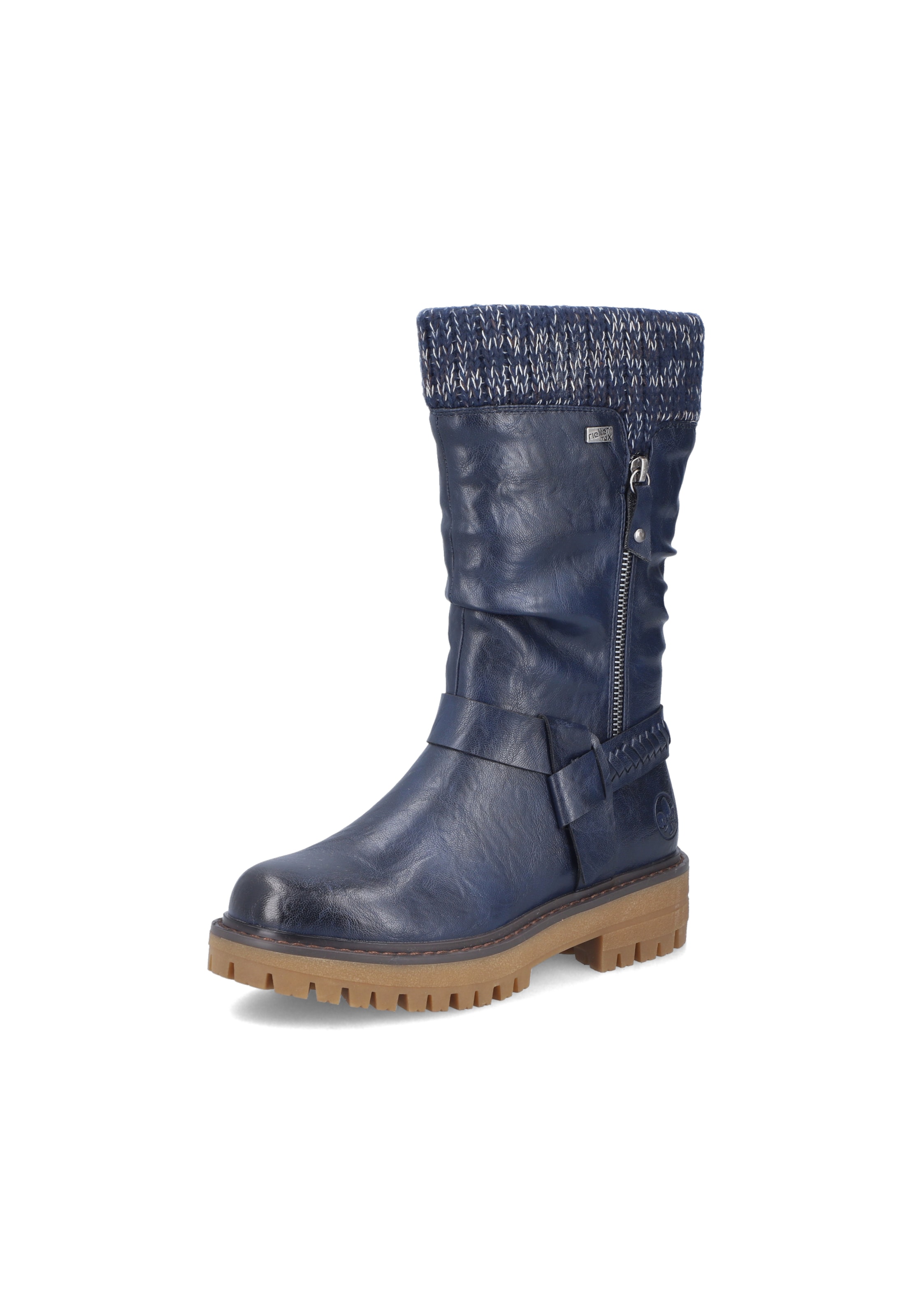 Boots ' 92984 ' Rieker en bleu : devant