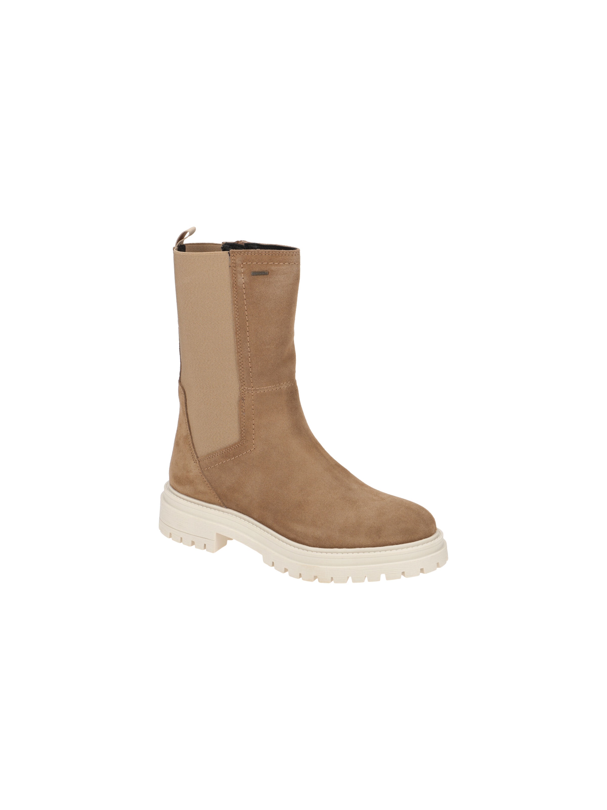 GEOX Boots 'Geox IRIDEA Stiefel braun beige wasserdicht D26D0B' in Beige: Vorderseite