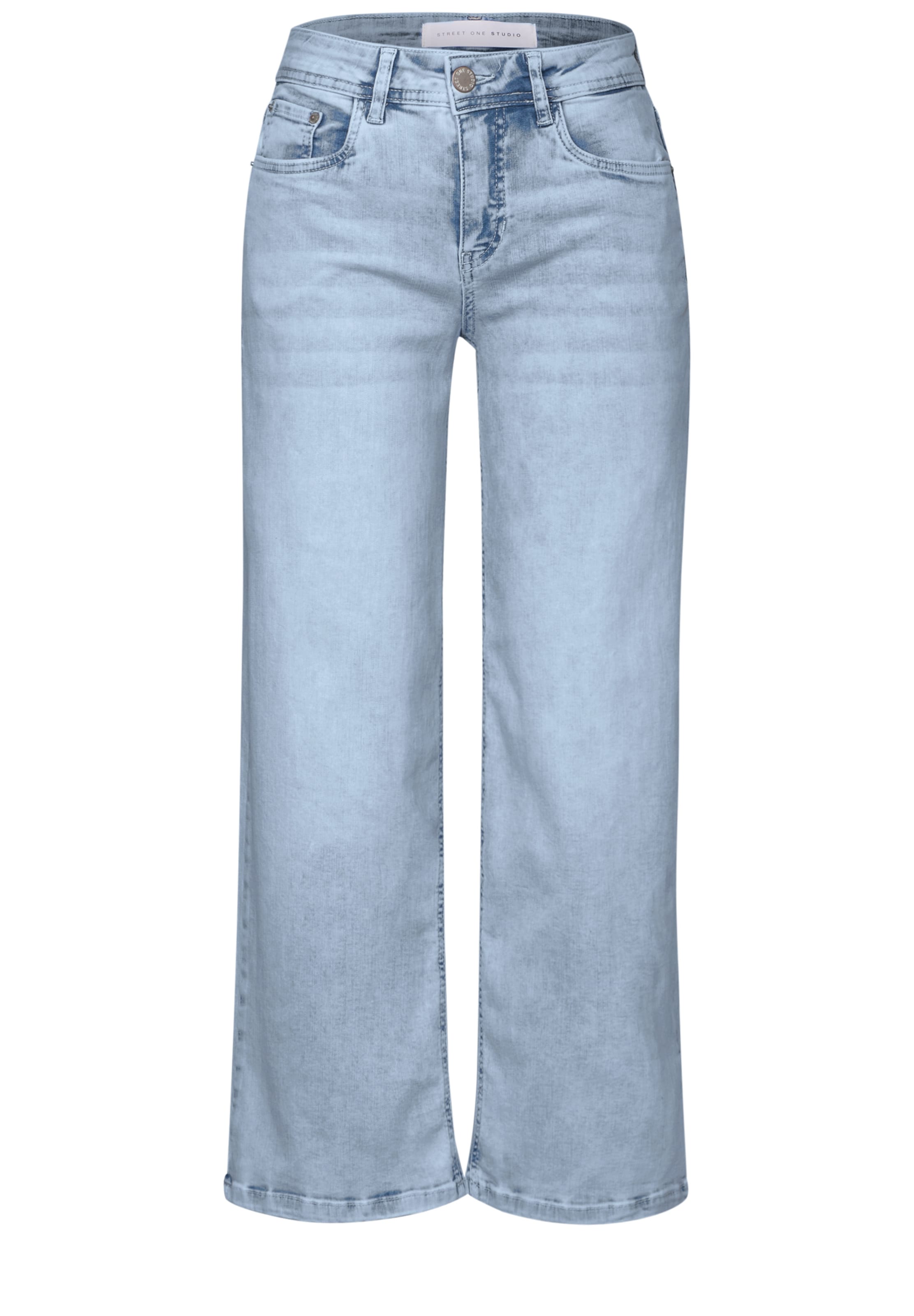 Street One Studio Loosefit Jeans in Blau: Vorderseite