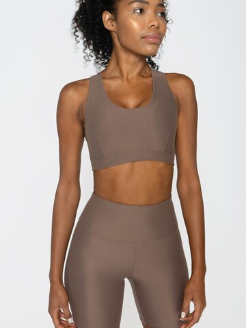 Skinny Pantalon de sport 'Gauli' Horizon Athletic en marron