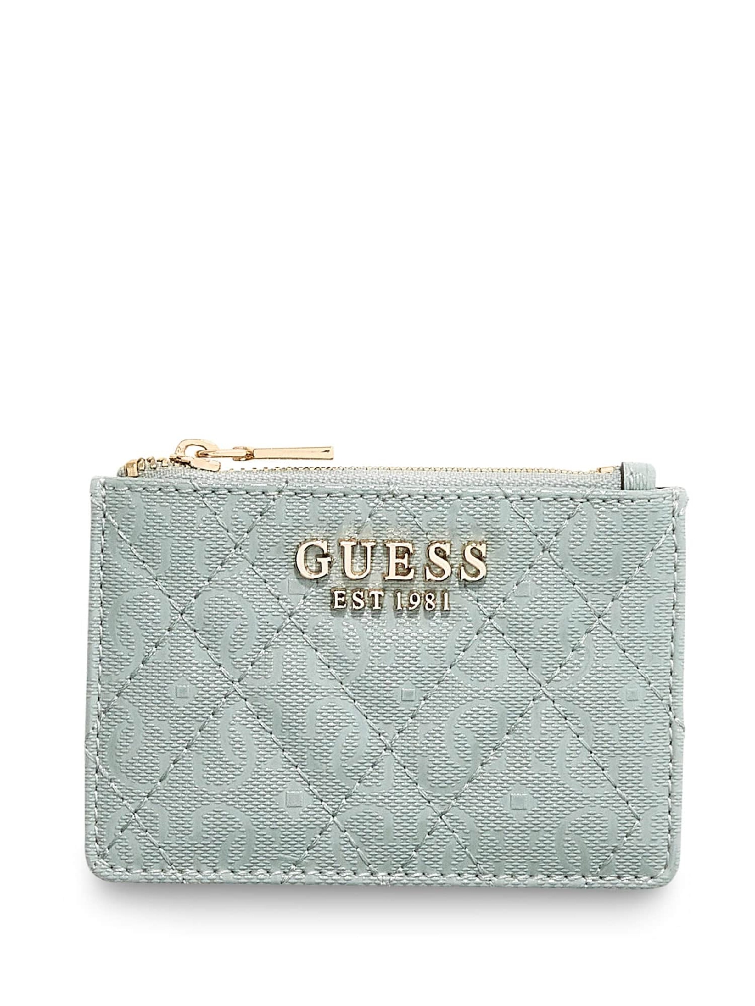 GUESS Wallet in Green: front