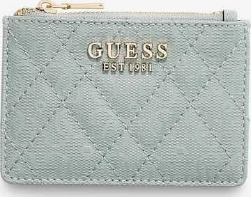 GUESS Wallet in Green: front