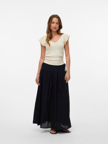 Gonna 'VMRoxanne' di VERO MODA in nero: frontale