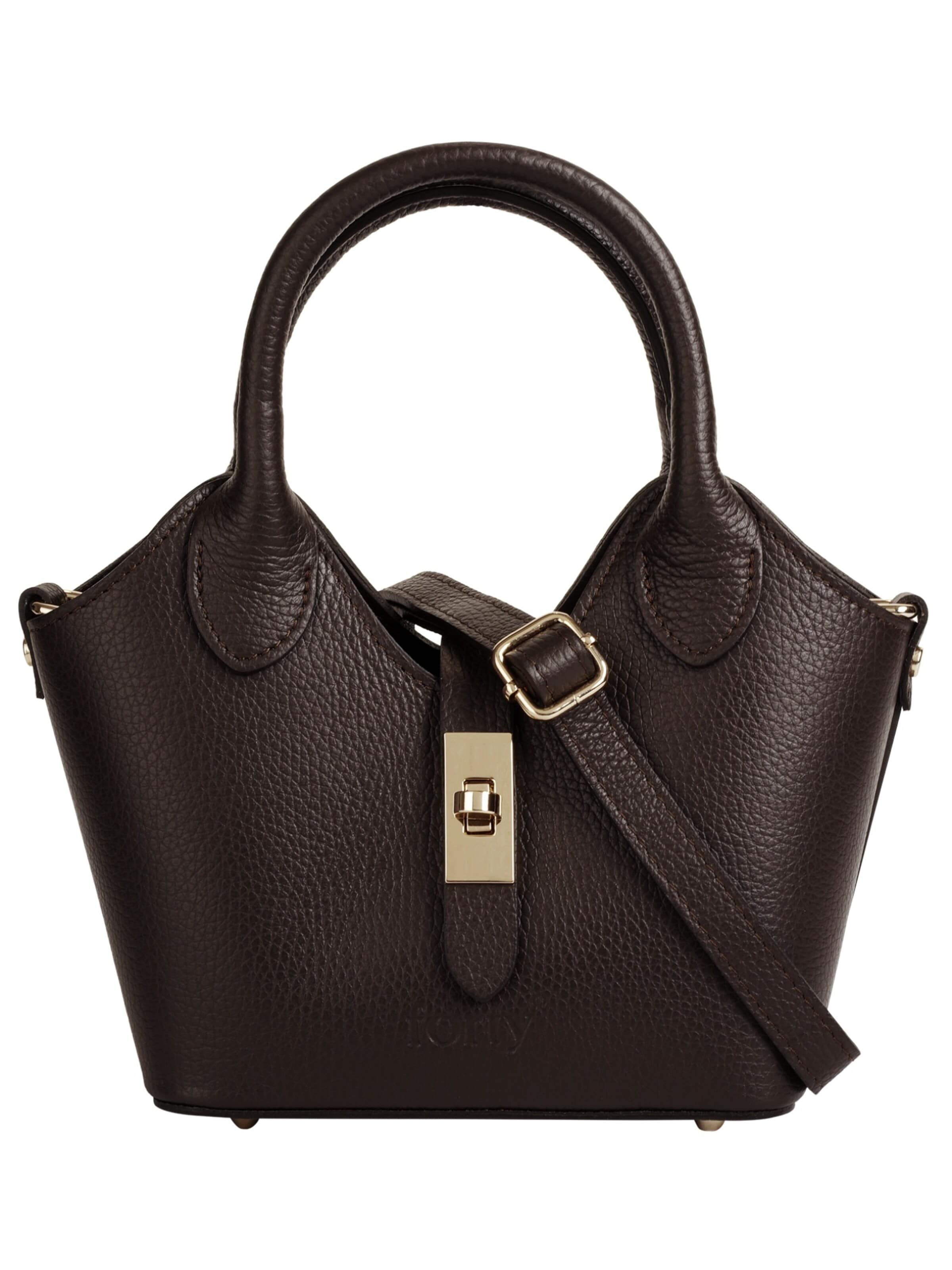 forty° - Bolso de mano 'LANVERRA - S' en marrón: frente