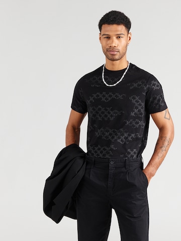 Karl Lagerfeld - Camisa em preto: frente