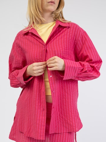 BROKE + SCHÖN Bluse 'Pink Rot gestreifte Bluse'‌‌‌‌‌‌‌‌‌ in Pink