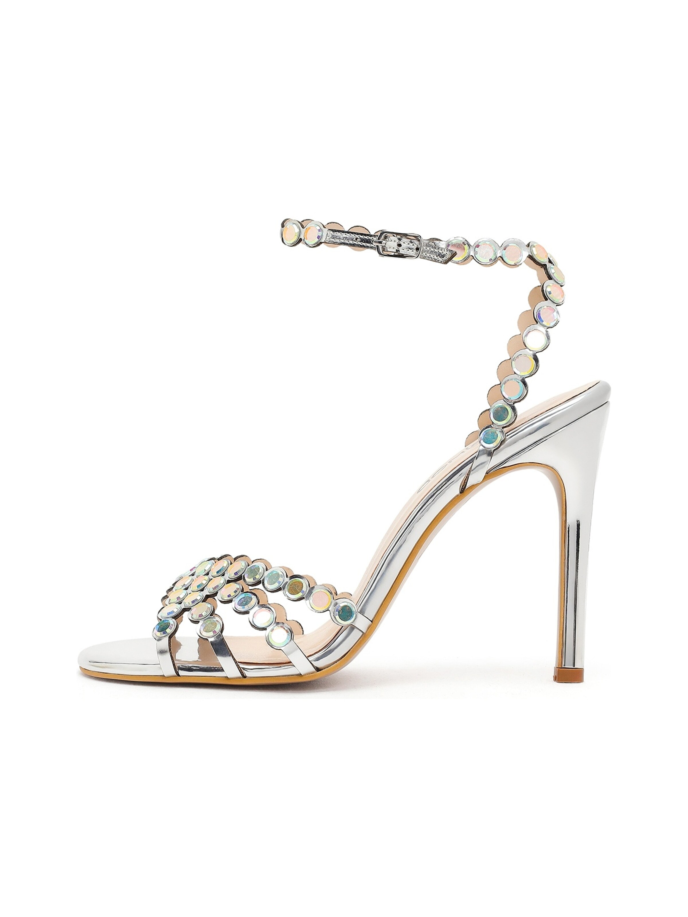 Sandalo con cinturino di Derimod in argento