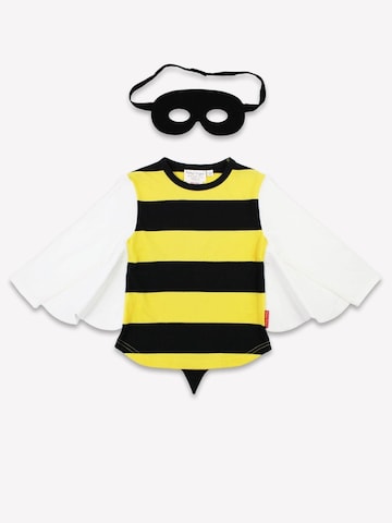 Toby Tiger Shirt 'Bio-Baumwoll Kinder Verkleidungsset, Biene'‌‌‌‌‌‌‌‌ in Gelb: Vorderseite