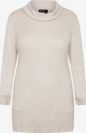 SPGWOMAN Longpullover in beige, Produktansicht