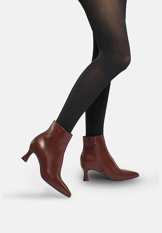 Bottines Salinyang en rouge