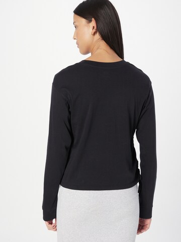 juoda LEVI'S ® Marškinėliai 'Graphic Long Sleeve Cinched Tee'