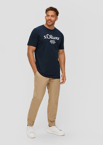 T-Shirt s.Oliver Red Label Big & Tall en bleu