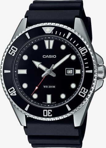 CASIO Analoguhr in Schwarz: predná strana