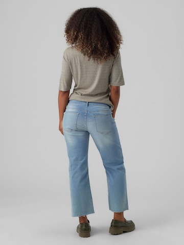 Wide leg Jeans 'Troya' di MAMALICIOUS in blu