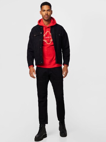 RIP CURL - Sweatshirt de desporto em vermelho