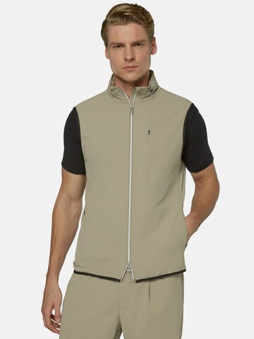 Gilet de sport Boggi Milano en vert : devant