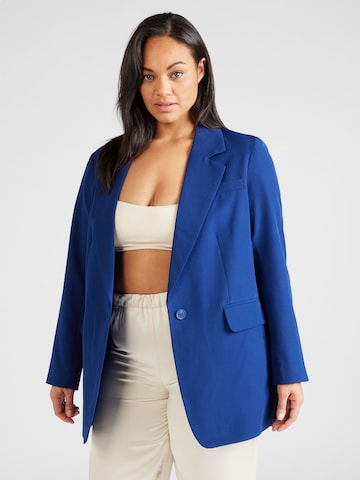 ONLY Carmakoma Blazers 'LANA-BERRY' in Blauw: voorkant