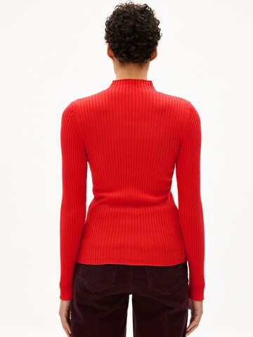 ARMEDANGELS Strickpullover ALAANIA in Rot