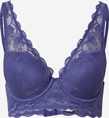 ESPRIT Triangel BH in Blauw: voorkant