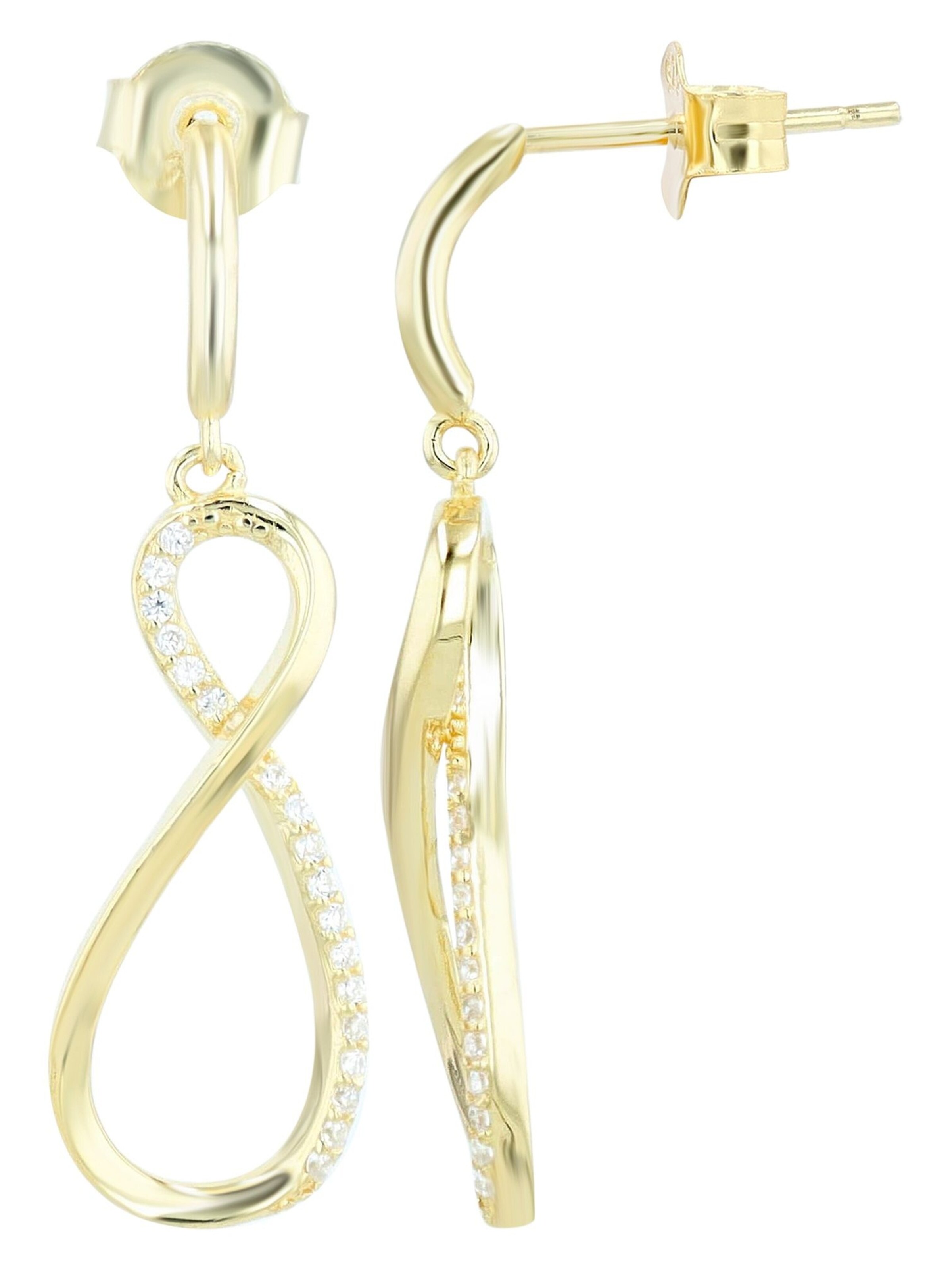 Akzent Ohrringe 'Vesa, 925 Sterlingsilber, langlebig'‌‌‌‌‌‌‌ in Gold