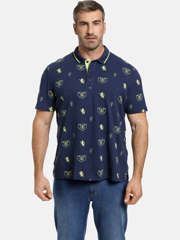 Charles Colby Shirt 'Earl Aonghus' in Blue: front