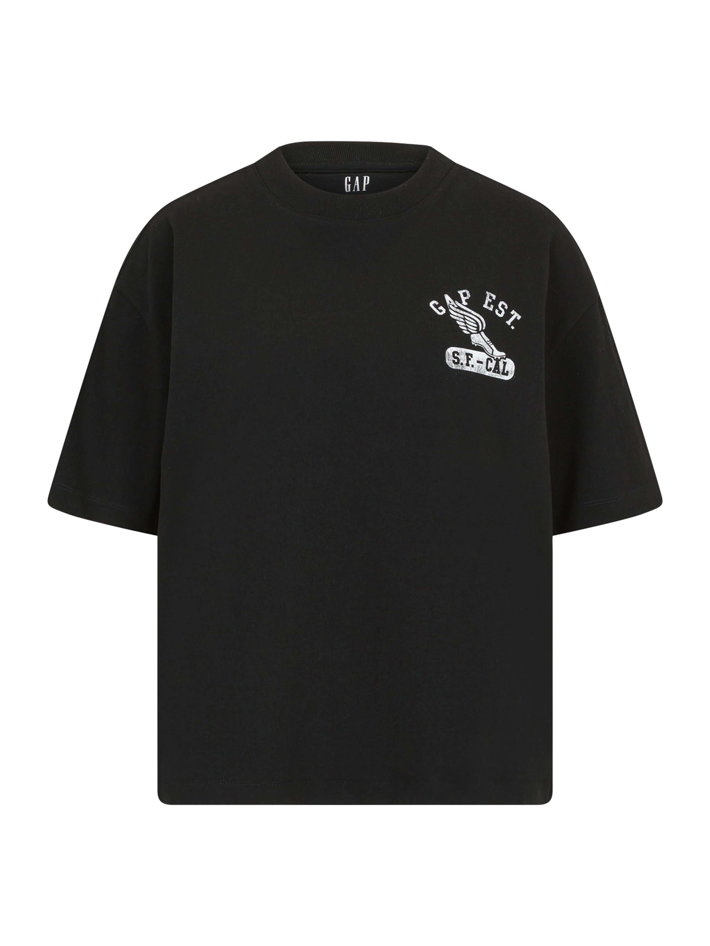 juoda Gap Tall Marškinėliai: priekis