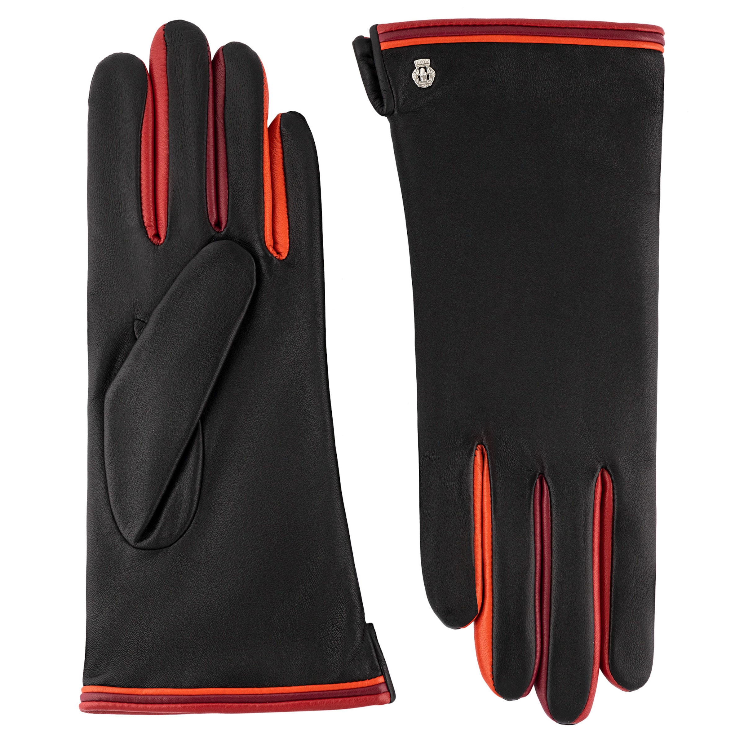 Roeckl Vingerhandschoenen 'BERLIN' in Zwart: voorkant